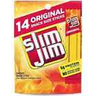 Slim Jim Snack-Sized Smoked Meat Sticks Keto, Original Flavor, 0.28oz, 14 count