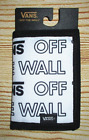 MENS VANS OFF THE WALL WHITE BLACK TRIFOLD WALLET