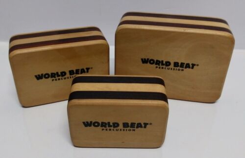New ListingWorld Beat Percussion Shakers Lot Of 3 Mini Maracas 2