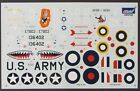 AM Tech 1/48th Scale P-40E Decal Sheet from Kit No. 48002