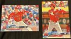 New Listing2x Lot Shohei Ohtani 2018 Topps RC Update & Rookie Debut! Angels!