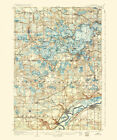1907 Topo Map of Minnetonka Minnesota Shakopee