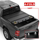 5.8ft 4-Fold Hard Tonneau Cover For 2009-2023 Ram 1500 Truck Bed 5.7' Waterproof