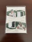 2021 National Treasures NFL Gear Zach Wilson and Elijah Moore Dual Patch #/25