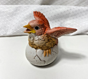 New ListingVintage Cardinal in Egg 8618 Andrea by Sadek Japan Bird Bisque Figurine Statue