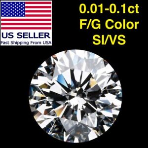 Loose Untreated Natural Diamond SI/VS Small Melee Wholesale 0.01-0.1 Carat Sizes