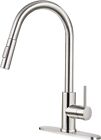 SOKA Pull Down Kitchen Faucet with Sprayer Commercial Single Handle