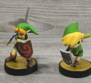 Legend of Zelda Young Link Super Smash Bros Nintendo Amiibo Figure Lot 2