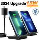 2024 New Fast Wireless Charging Stand Dock For iPhone 15 14 13 12 11 Pro Max XR