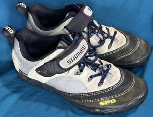 Shimano SPD SH-M037 Cycling Shoes MTB Men's Shoes Grey Black Eur Size 42 2 Bolt