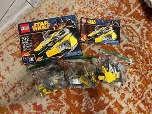 LEGO Star Wars: Jedi Interceptor (75038) w/Box, Instructions, & All Minifigures