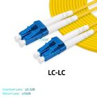 5Pcs 1m 2m 3m 5m 10m 15m LC/UPC to LC/UPC Duplex SM OS2 Fiber Optic Patch Cord