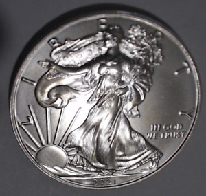 2021 American Eagle Silver Dollar - Brilliant Uncirculated - Mint Condition