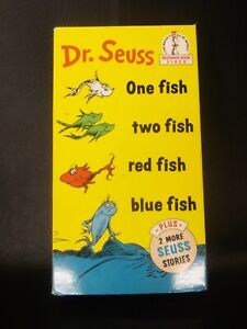 Dr. Seuss One Fish Two Fish Red Fish Blue Fish Plus two more VHS