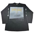 Vintage 1996 Borknagar Long Sleeve T-Shirt Sz XL Black Metal Ulver Enslaved