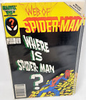 WEB OF SPIDER-MAN #18 EDDIE BROCK 1ST APP VENOM SYMBIOTE *1986* NEWSSTAND 6.0