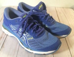 ASICS Womens Gel-Kayano 24 Blue Running Shoes size 7.5 EU 39