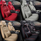 Car Seat Cover 5 Sit Front Rear Leather For Hyundai Tucson Accent Sonata Elantra (For: 2021 Hyundai Elantra)