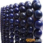 Blue Lapis Lazuli Gemstone Round Spacer Loose Beads For Jewelry Making 15