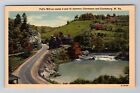 Charleston WV-West Virginia, Fall's Mill, Antique Vintage Souvenir Postcard