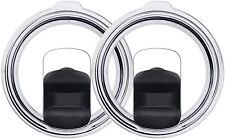 (Pack of 2) 30 oz Magnetic Slider Replacement Lid for YETI Rambler Tumbler Cup