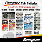 Energizer Coin Batteries 1/2/5/10/20 Lithium lot 3V Battery CR2016/CR2032/CR2025