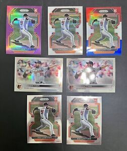 New ListingZac Lowther 7 card lot RC Rookie Prizm Purple White Wave Topps Chrome Refractor