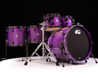 DW Collector's 6pc Maple SSC Kit - Ultraviolet Purple w/Black Nickel