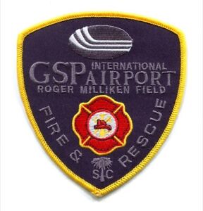 Greenville Spartanburg International Airport Fire ARFF CFR Patch South Carolina