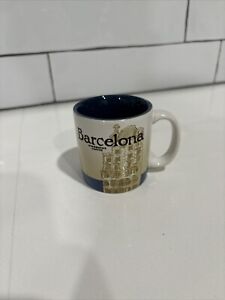Starbucks, Barcelona, Espresso Coffee 3oz Mug, 2017 Made in Thailand