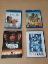 Lot Of 4 Josh Brolin Movies Labor Day Only The Brave Blu rays No Country Dvds