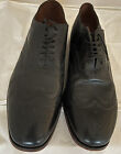 Florsheim by Duckie Brown Natural Black Leather Wing Tip Oxford Shoes -size 12