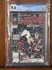 Amazing Spider-Man 314 4/1989 CGC 9.0 White Pages Christmas Cover. New, Pristine