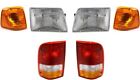 Headlights For Ford Ranger 1993 1994 1995 1996 1997 With Tail Lights Turn Signal (For: 1993 Ford Ranger)