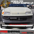 Fits 88-91 Honda CRX CS Style Unpainted Front Bumper Lip Spoiler Splitter PU