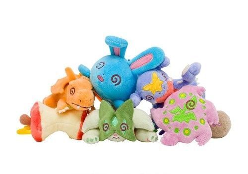 Pokemon Center Official mascot Exhausted series 5 types + Leftovers set Japan
