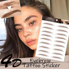 4D Hair-like Eyebrow Tattoo Sticker False Eyebrows Waterproof Long Last Makeup