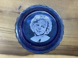 New ListingVintage 1930's Hazel Atlas Cobalt Blue Glass Shirley Temple Bowl - 6.25