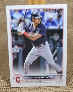 2022 Topps Update Series Oscar Mercado Baseball Card US275 Guardians FREE S&H