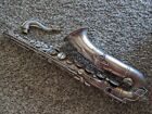 Buescher Bb True Tone Tenor Saxophone SN:257406 Silver Plated For Restoration