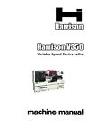 HARRISON LATHE V350 Vari Speed 13' x 25