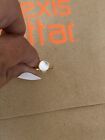 100% Authentic Alexis Bittar White  Lucite Mini Sphere Ring Size 8ish
