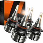 SEALIGHT 9005 9006 LED Headlight Kit Combo Bulb 6500K High Low Beam Ultra Bright (For: 2000 Honda Accord)