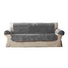 Sofa Quilted Plush Fabric Pet Cover Multipurpose Furniture Protector, 3-Piece