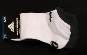 Adidas Mens Superlite Low Cut Compression Everyday Socks ZS6 Multi Size 6-12 NWT