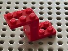 LEGO Red Bracket 5x2x2 1/3 with 2 Holes ref 6087 Set 1818 8357 6056 Dragon Wagon
