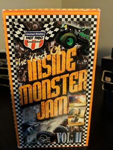 The Best of Inside Monster Jam VHS AUTOGRAPHED BY SEVERAL Grave Digger