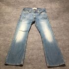 Levis 527 Low Bootcut Jeans Mens 34x31 Blue Denim Workwear Cotton Outdoors Men
