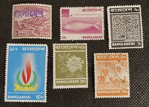 Bangladesh Stamps Lot of 6