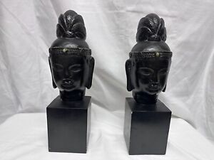 Vintage Collectible Black Asian/Buddha Statue Alexander Backer CO -Rare